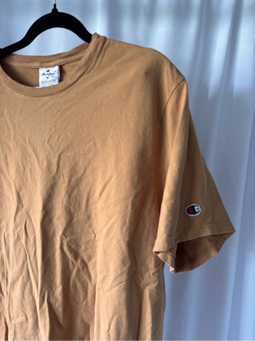 Champion Men's Short-Sleeve Crewneck T-Shirt — Rust - Picture 2 of 4